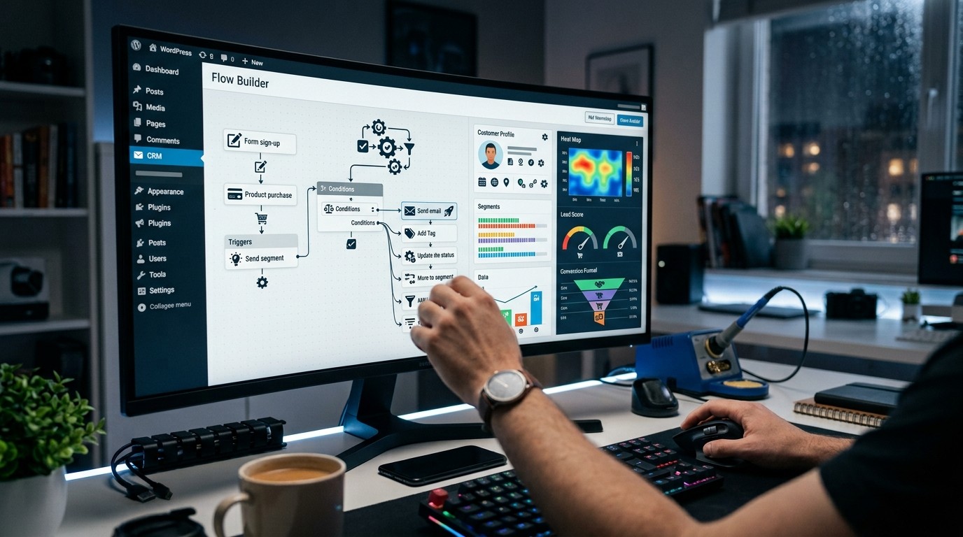 CRM and Automation Tech on WordPress