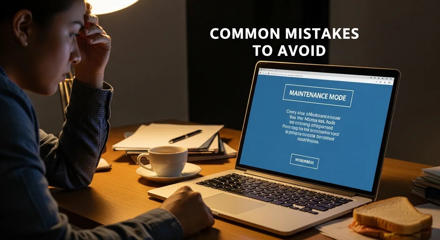 Common mistakes to avoid