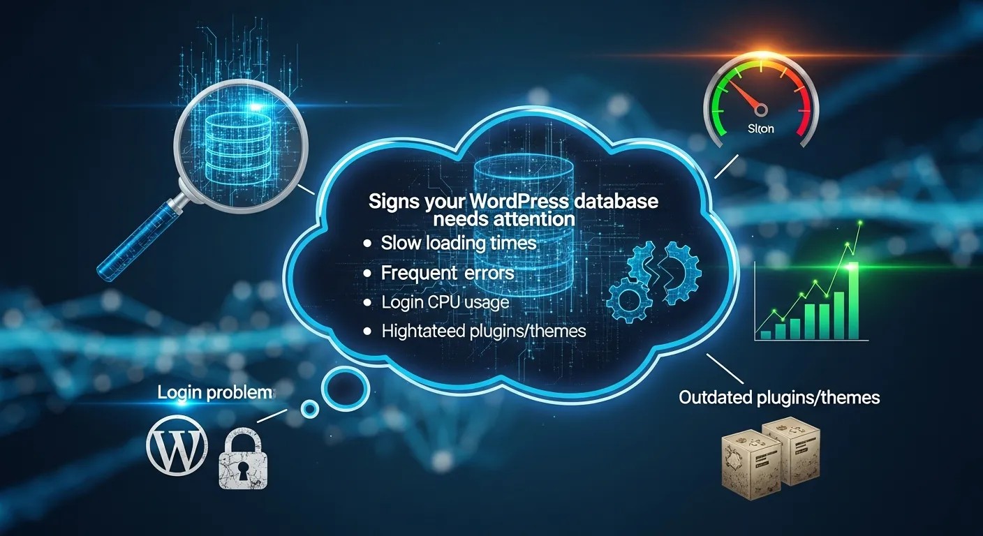 Signs your WordPress database needs attention