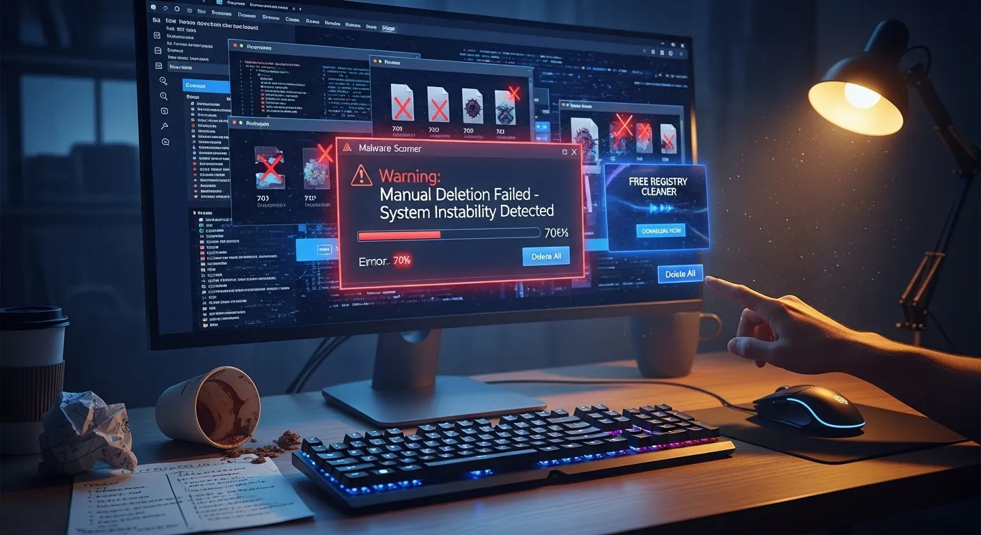 Common mistakes during malware cleanup