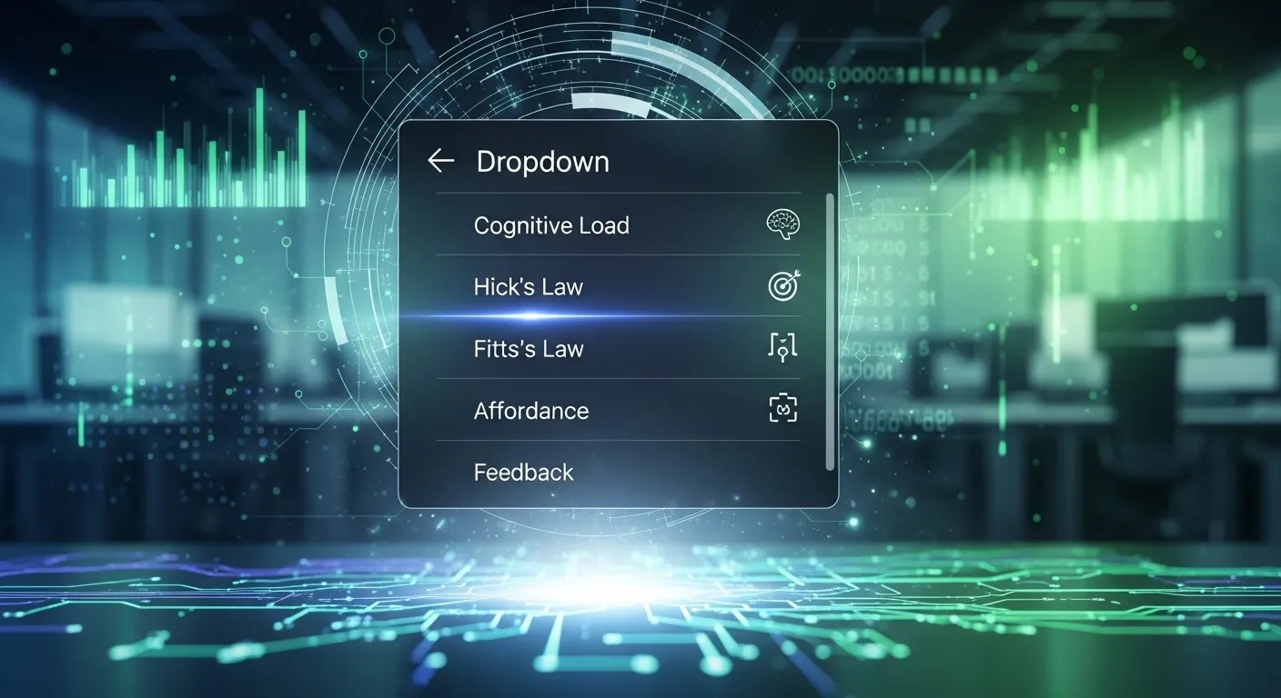 Psychology behind better dropdowns