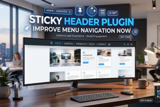 Sticky Header Plugin : Improve Menu Navigation Now