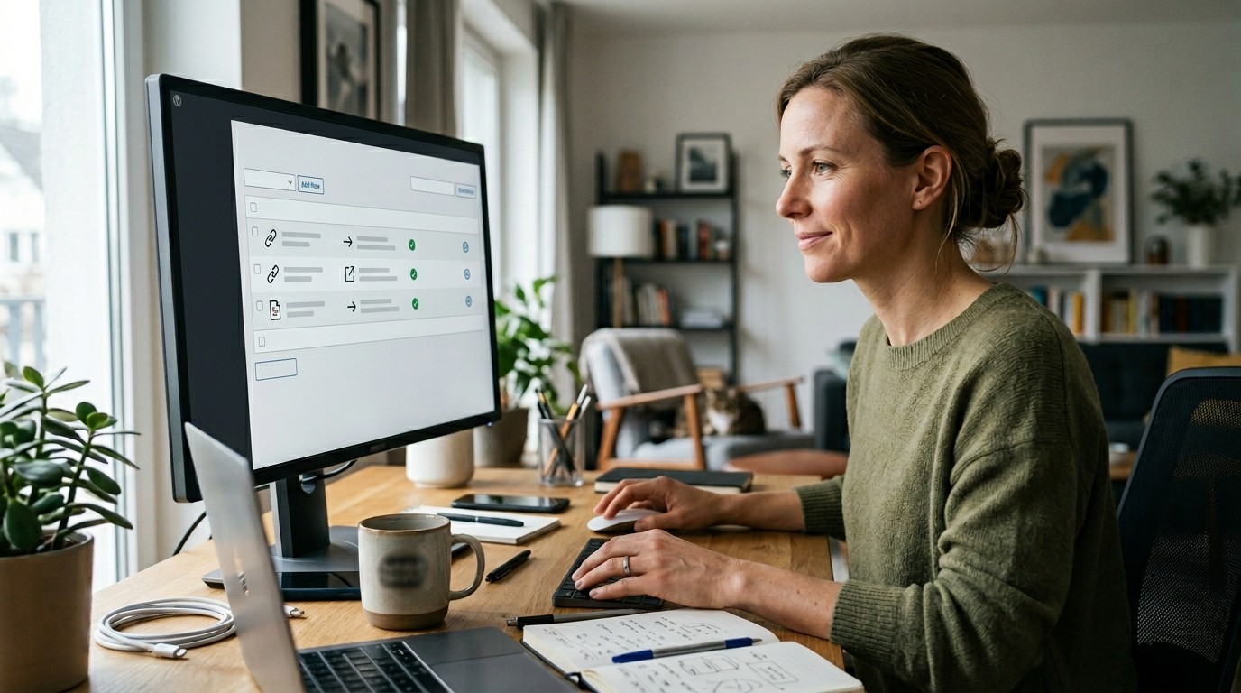 A simple workflow for busy site owners