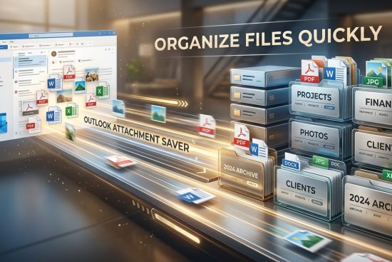 Outlook Attachment Saver : Organize Files Quickly